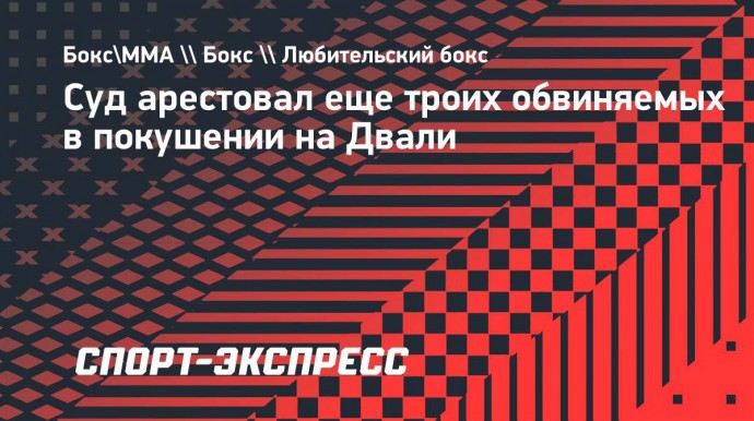 Суд арестовал еще троих обвиняемых в покушении на Двали