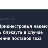 Власти Приднестровья надеются избежать блэкаута в случае прекращения поставок газа