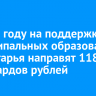 В 2025 году на поддержку муниципальных образований Приангарья направят 118 миллиардов рублей