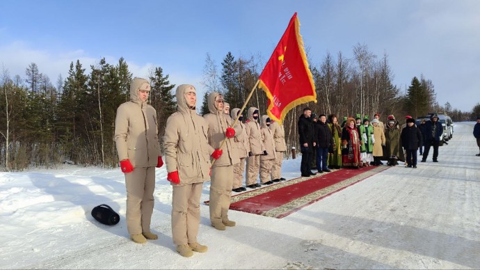 Эстафета Знамени Победы пришла в Мирнинский район