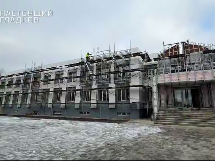 Аверинская школа в Губкинском округе готова на 70 %
