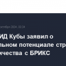 Глава МИД Кубы заявил о значительном потенциале страны для сотрудничества с БРИКС