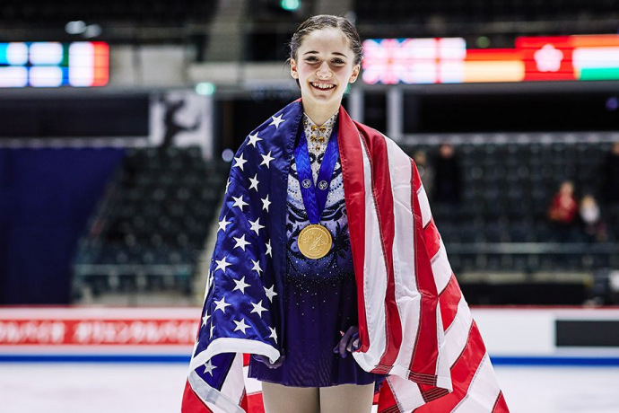 Американская фигуристка Левито выиграла короткую программу на Skate America