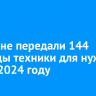 Иркутяне передали 144 единицы техники для нужд СВО в 2024 году