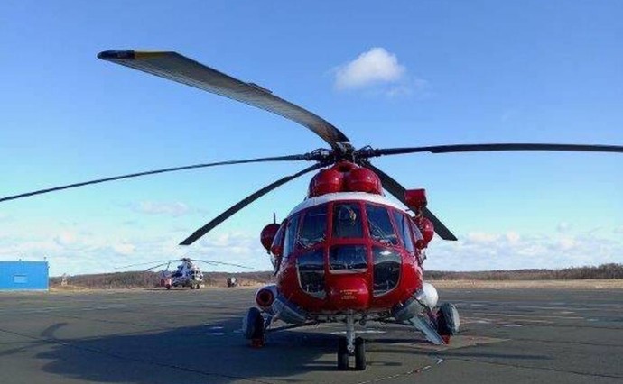 Вертолёт Ми-8 на Сахалине вернулся в аэропорт по техническим причинам