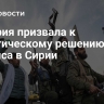 Австрия призвала к политическому решению кризиса в Сирии