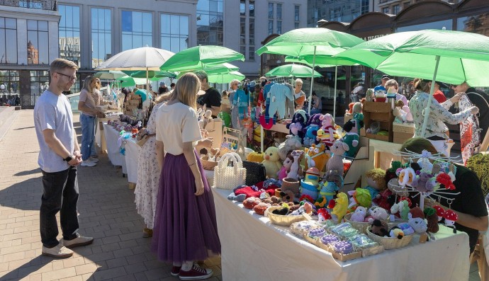 Тульские самозанятые представили свою продукцию на ярмарке