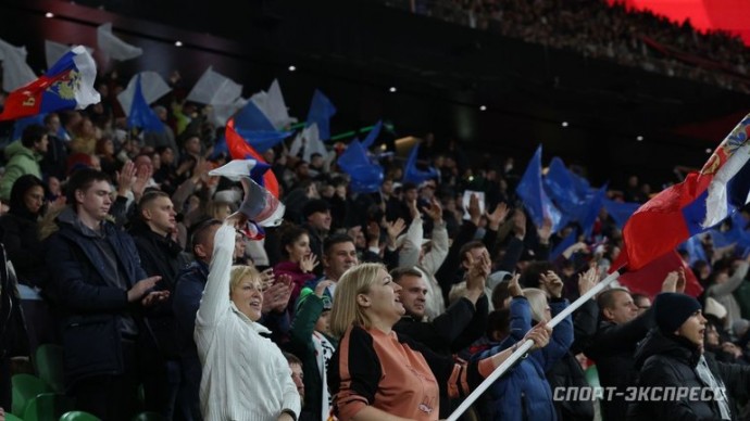 Стало известно, сколько болельщиков посетили матч сборной России против Брунея