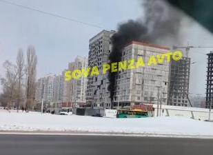 В МЧС назвали причину пожара в пензенском ЖК Арбери