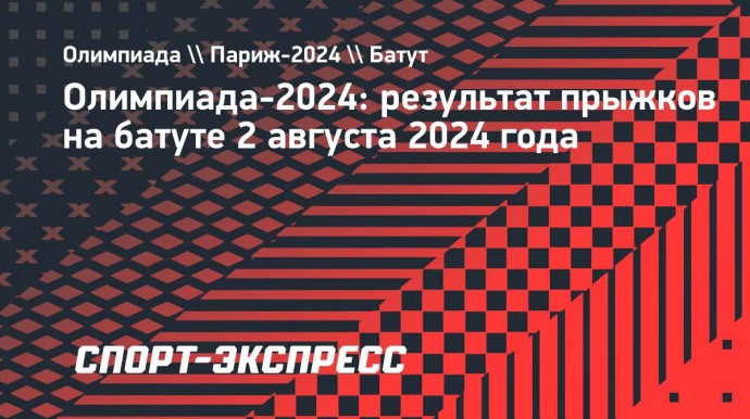 Британская прыгунья на батуте Пейдж выиграла Олимпиаду-2024, россиянка Бладцева — пятая