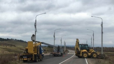 В Бурятии завершается ремонт дороги в Прибайкальском районе