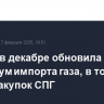 Турция в декабре обновила максимум импорта газа, в том числе закупок СПГ