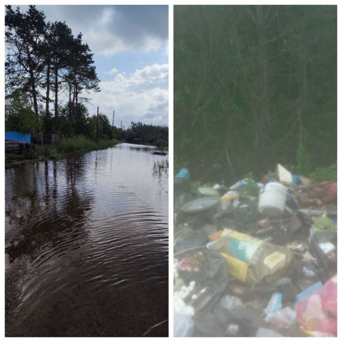 Свалки растут, и вода прибывает: приморцы показали, что творится в приморских селах