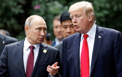 Путин поздравил Трампа с победой на президентских выборах в США