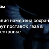 Молдавия намерена сохранить маршрут поставок газа в Приднестровье