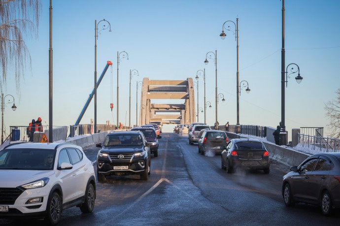 Двустороннее движение по Волжскому мосту открыли в Рыбинске