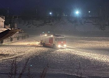 Пожар в здании торгового порта в Благовещенске локализовали