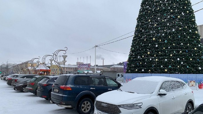 В новогоднюю ночь в центре Тулы будут трудности с парковкой