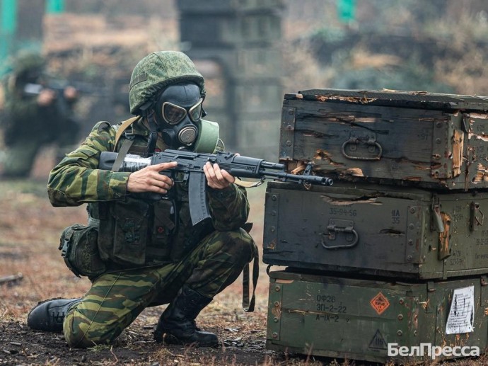 Отряд «Барс-Белгород» провёл тренировку на областном военном полигоне