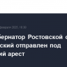 Вице-губернатор Ростовской области Рачаловский отправлен под домашний арест