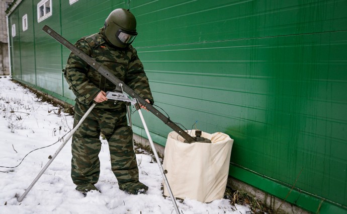 Инженеры новгородской Росгвардии уничтожили за год 20 взрывоопасных предметов