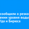 В МЧС сообщили о резком повышении уровня воды в реках Уда и Бирюса