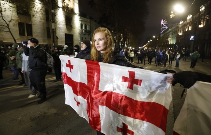 Акция протеста в Тбилиси прошла в мирной обстановке