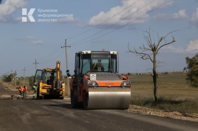 В этом году в Крыму завершат ремонт 580 километров дорог