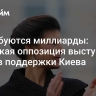 Потребуются миллиарды: немецкая оппозиция выступила против поддержки Киева