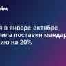 Турция в январе-октябре сократила поставки мандаринов в Россию на 20%