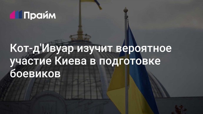 Кот-д'Ивуар изучит вероятное участие Киева в подготовке боевиков