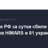 Военные РФ за сутки сбили 10 снарядов HIMARS и 81 украинский дрон