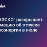 ООО "НЭСКО" раскрывает информацию об отпуске электроэнергии в июле