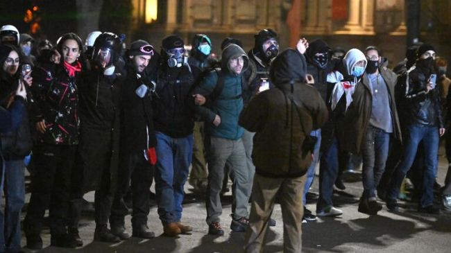 Протестный митинг в Тбилиси прошел без вмешательства полиции