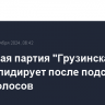 Правящая партия "Грузинская мечта" лидирует после подсчета 95,5% голосов