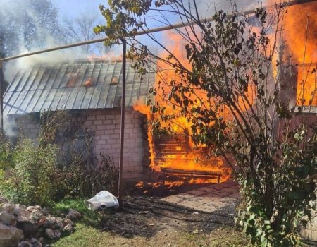 В Уфе сгорел дом многодетной семьи