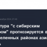 Температура "с сибирским характером" прогнозируется в густонаселенных районах азиатской части РA