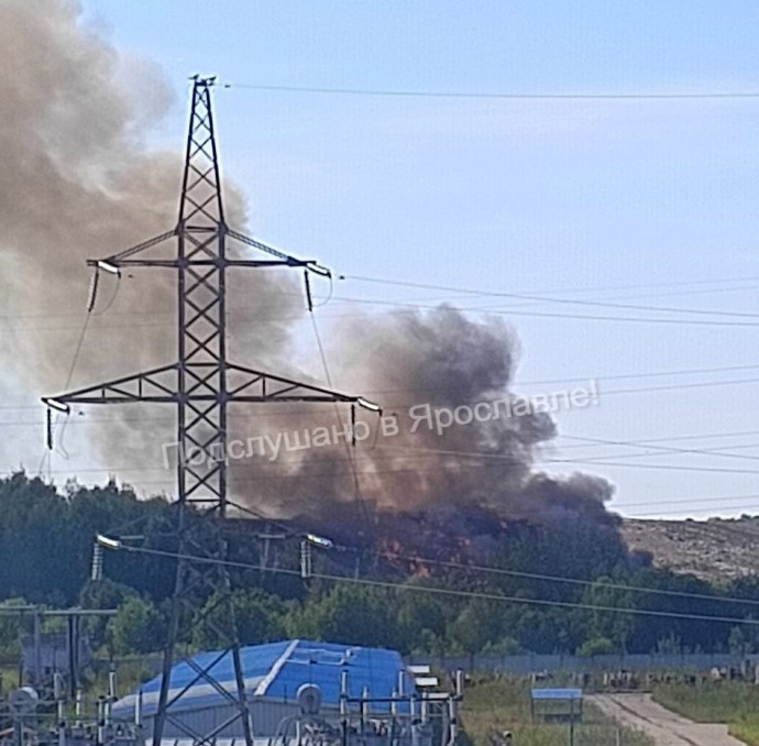 В Ярославле произошло возгорание на полигоне «Скоково»