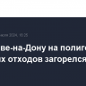 В Ростове-на-Дону на полигоне бытовых отходов загорелся мусор