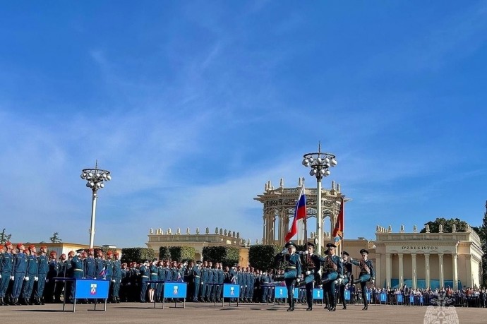 Семеро туляков приняли Присягу спасателей на ВДНХ