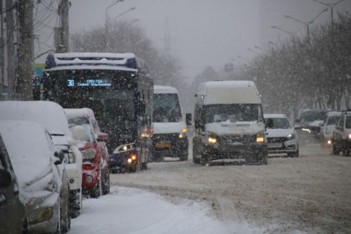 Бесконечные снега и похолодание надвигаются на Астрахань 