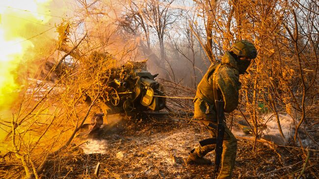 Артиллеристы уничтожили боевую технику ВСУ на Купянском участке