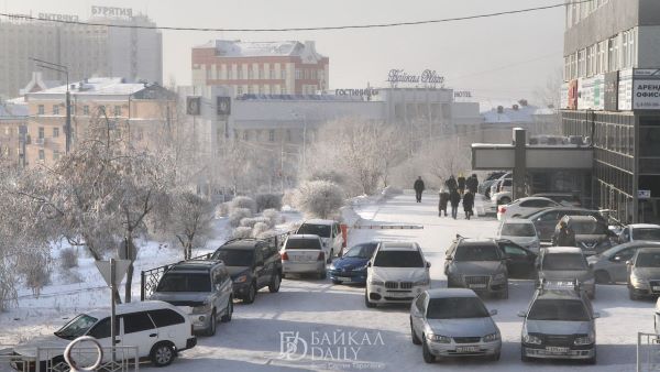 В Улан-Удэ небольшой снег