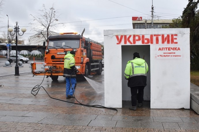 В Пензе укрытия от беспилотников подвергаются набегам вандалов