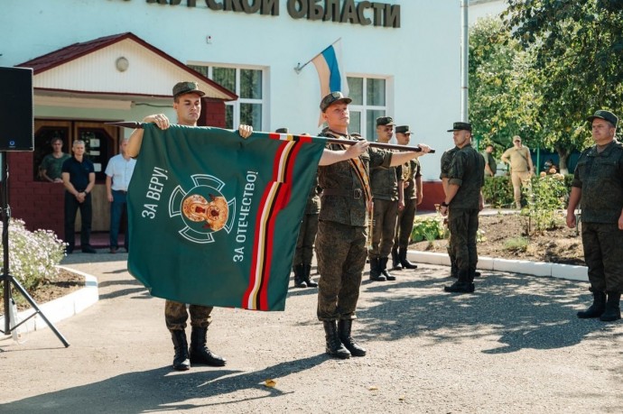 Бойцы подразделения «БАРС-Курск» приняли торжественную присягу