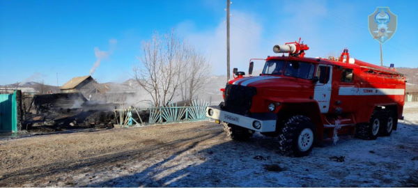 На пожаре в Бурятии погибла женщина