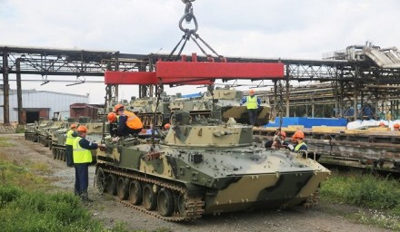 «Курганмашзавод» передал в войска очередную партию БМП-3 и БМД-4М