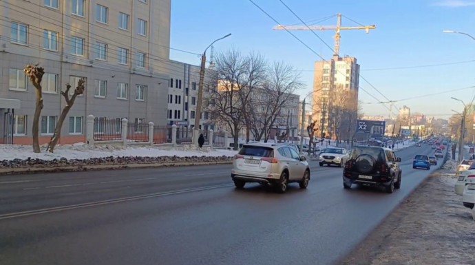 Загруженность дорог 26 февраля — 2 балла