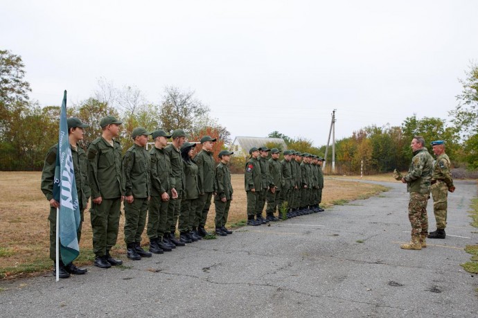 В Хотмыжской школе Борисовского района открылся Центр патриотического воспитания «Воин»