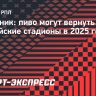 Источник: пиво могут вернуть на российские стадионы в 2025 году